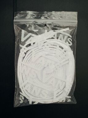 Vans - Flat White Shoelaces - 59” - Brand New!